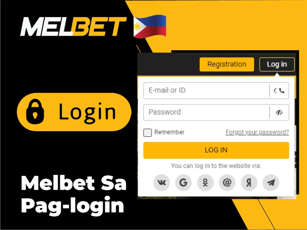 Mga hakbang sa pag-log in sa personal na account ng Melbet